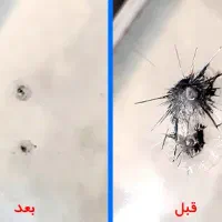 ترمیم سنگ خوردگی و ترک شیشه اتومبیل ثابت/سیار