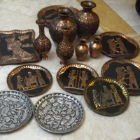 ظروف و سینی مسی|صنایع دستی و سایر لوازم تزئینی|تهران, عباس‌آباد|دیوار