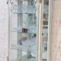 بوفه چوب و شیشه