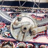 طوقه عقب و  توپی جلو موتور سالم|قطعات یدکی و لوازم جانبی|خواف, |دیوار