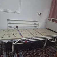 تخت بیمارستانی ۲شکن مکانیکی