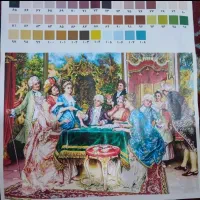 تابلو فرش نیمه کاره پاسور باز