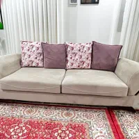 مبلمان ۸نفره کاملا سالم با پارچه بسیار تمیز|مبلمان خانگی و میز عسلی|ساری, |دیوار