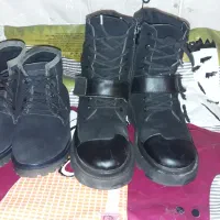 دوعددکفش نیم بوت زنانه