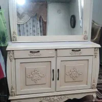 آینه کنسول تمام چوب روس