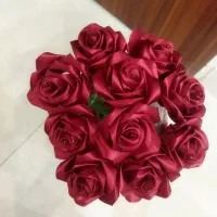 گل رز روبان شاخه‌ای ۳۰|گل مصنوعی|اراک, |دیوار