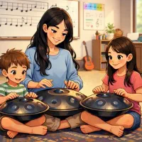 کلاس ساز هنگدرام در منزل