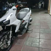 موتور ای دی وی عروسک صفر رنگ سفید مشکی اکلیلی|موتورسیکلت|ورامین, خیر آباد|دیوار