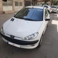 پژو 206 تیپ ۲ سفید مدل ۱۳۹۹ بدون رنگ و گریسی