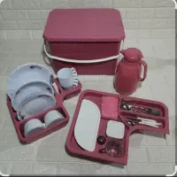 سبد مسافرتی 70پارچه  نو