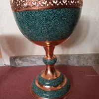 ظروف مسی فیروزه ای آقاجانی