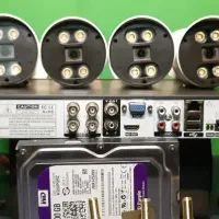 دوربین مداربسته رنگی ۴تا/دستگاه هوشمند ۵ مگ/هارد