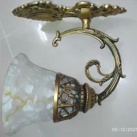 لوستربرنز۶شعله۵تومن و۳تادیوارکوب۳تومن|لوستر و چراغ آویز|کاشان, شهرک خاتم الانبیا (مسکن ملی کاشان)|دیوار