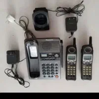 گوشی تلفن بی سیم پاناسونیک اصل|تلفن رومیزی|نجف‌آباد, شریعتی غربی|دیوار