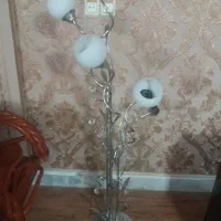 اباژور ایستاده استیل  پنج شاخه|چراغ خواب و آباژور|قوچان, |دیوار