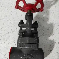 شیر فلکه فولادی1اینچ جوشی A105کلاس 800 برند  OMB