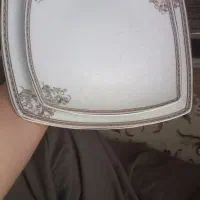 بشقاب پلو ومیوه خوری چینی ۱۲ نفره تندیس ۲۴ پارچه|ظروف سرو و پذیرایی|ماهدشت, |دیوار