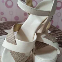 صندل پاشنه بلند جلو باز سایز۳۷ /۳۸