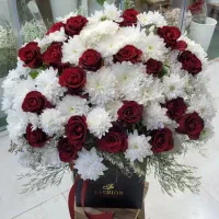 باکس گل سفید