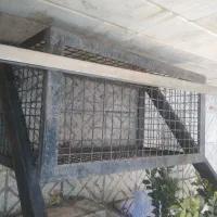 محفظه فلزی ‌توری مخصوص زباله