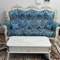 مبل ۷ نفره به همراه میز جلو مبلی و سه عدد عسلی