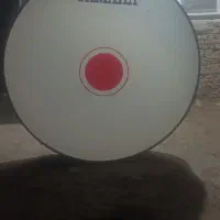 طبل 2متری استیل دور قرمز|درام و پرکاشن|هشتگرد, هشتگرد قدیم|دیوار