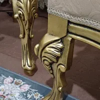 مبلمان کلاسیک ۹نفره کاملا چوب راش حتی کلاف داخل|مبلمان خانگی و میز عسلی|تاکستان, |دیوار