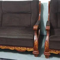 مبل هفت نفره چوب نراد|مبلمان خانگی و میز عسلی|مینودشت, |دیوار