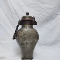 دبه روغن مسی قدیمی قاجاری