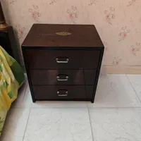 تخت۲ نفره، آیینه دارور و پاتختی + تشک و ست لحاف|تخت و سرویس خواب|جم, |دیوار