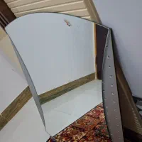 آینه قدیمی ضخیم ال ای دار روشویی|آینه|گرگان, |دیوار