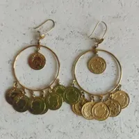 گوشواره سکه ی بزرگ