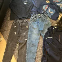 لباس بچه گانه ۹ تا۱۱ سال درحدنو سالم۷ تکه باهم