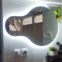 آینه طرح دفرمه بک لایت