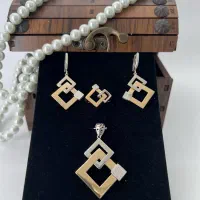 طلا نیم ست در حد نو بدون اجرت