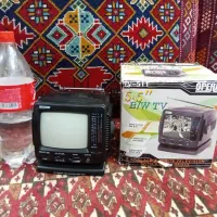 تلویزیون رادیو دار کوچک فسقلی قدیمی عتیقه سالم