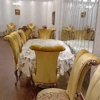مبلمان و ناهارخوری دو رو منبت پارچه ایتالیایی|مبلمان خانگی و میز عسلی|تهران, سعادت‌آباد|دیوار