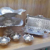 ست پذیرایی سیلور ترک رنگ ثابت