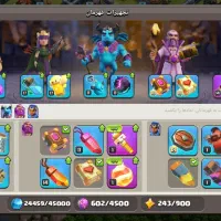 فروش اکانت کلش آف کلنز تان ۱۸|کنسول، بازی ویدئویی و آنلاین|تهران, دهقان|دیوار