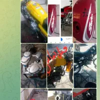نقاشی انجین کامل باک موتورسیکلت|خدمات موتور و ماشین|نهاوند, |دیوار