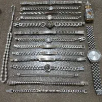 زنجیر و دستبند نقره تایلندی