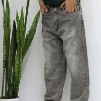 شلوار لی بالونی مردانه و زنانه آبی و زغالی|لباس|کرج, چمران|دیوار