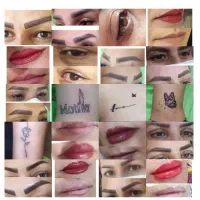 آرایش دایم صورت و تتو مینیمال بدن ویژه بانوان|خدمات آرایشگری و زیبایی|آباده, |دیوار