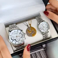 ست ساعت و گردنبند دو نفره