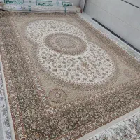 ۱ جفت فرش ۹ متری ۷۰۰ شانه با رنگ کرم گردویی