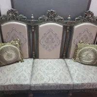 مبلمان ۹ نفره پ میز ۸ نفره کلاسیک|مبلمان خانگی و میز عسلی|تهران, نازی‌آباد|دیوار
