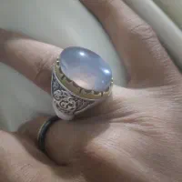 انگشتر نقر عقیق کبود