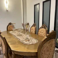 مبل سلطنتی و میر ناهار خوری|مبلمان خانگی و میز عسلی|کاشان, شهرک امیرالمومنین|دیوار