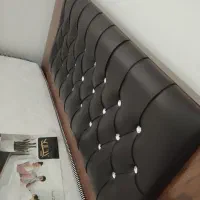 تخت و خواب ام دی اف دو نفره همراه با تشک