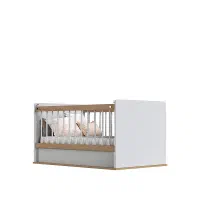 سیسمونی تخت خواب بچه با رنگ مورد علاقه تون